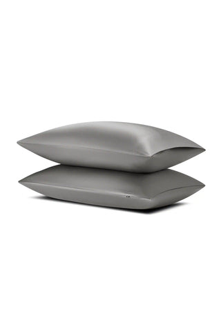 Bamboo Sateen Pillowcase Set in Ash