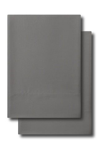 Bamboo Sateen Pillowcase Set in Ash