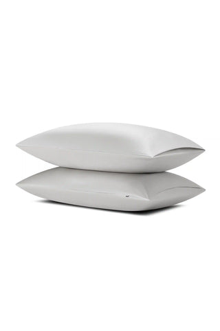 Bamboo Sateen Pillowcase Set in Dove Gray