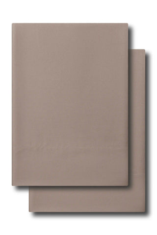 Bamboo Sateen Pillowcase Set in Truffle