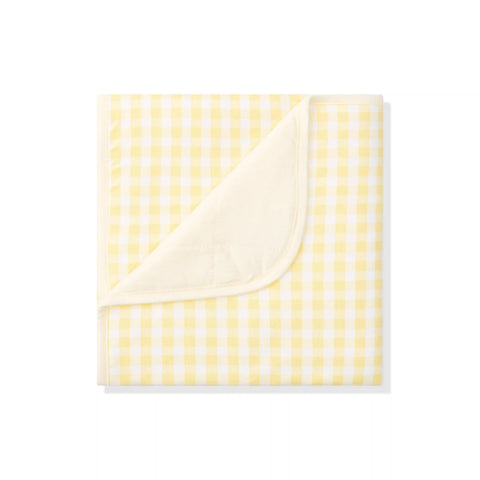 Baby Blanket in Gingham Chamomile 1.0