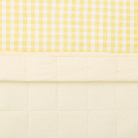 Baby Blanket in Gingham Chamomile 1.0