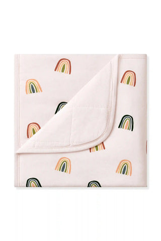 Baby Blanket in Retro Rainbow 1.0