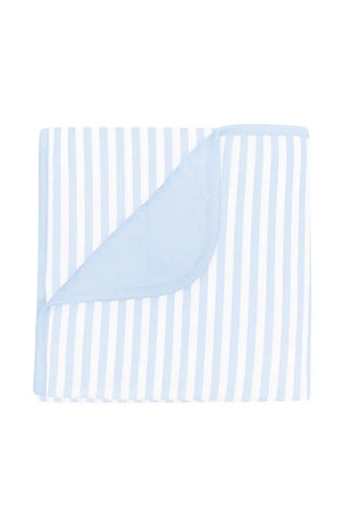 Baby Blanket in Small Mist Stripe 1.0