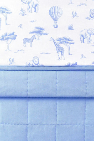 Baby Blanket in Toile Safari