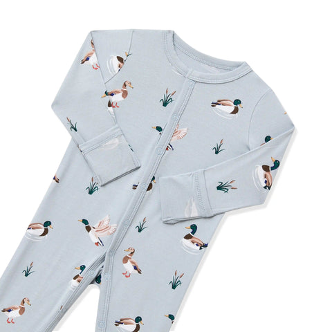 Romper in Mallard Duck