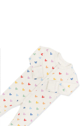 Footie in Pastel Mickey Mouse