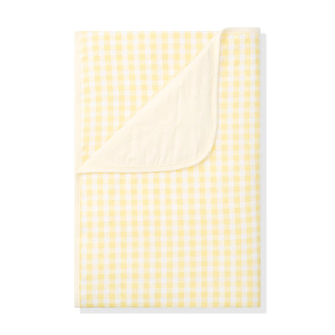 Toddler Blanket in Gingham Chamomile 1.0