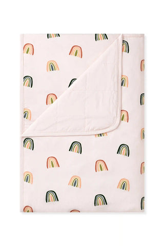 Toddler Blanket in Retro Rainbow 1.0