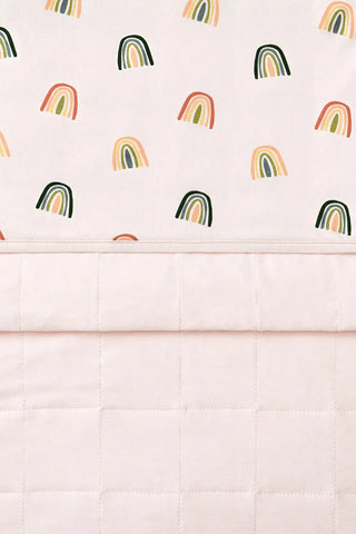 Toddler Blanket in Retro Rainbow 1.0
