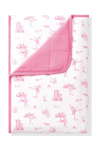 Toddler Blanket in Toile Ballet 1.0