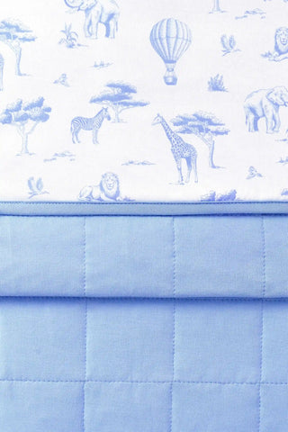 Toddler Blanket in Toile Safari 1.0