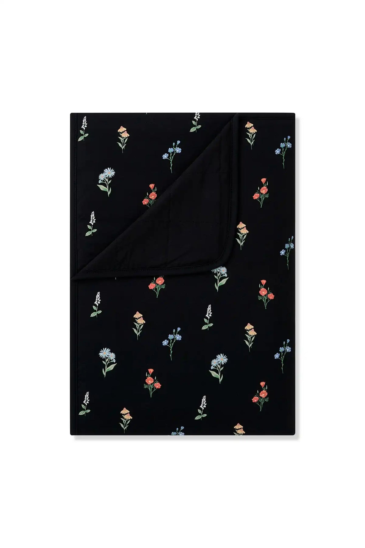 Toddler Blanket in Midnight Wildflower 1.0