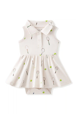 Polo Bodysuit Dress in Tennis