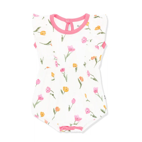 Bubble Romper in Tulip