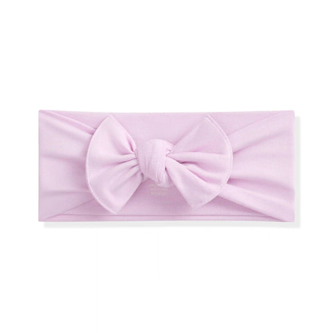 Knotted Bow Headband in Thistle