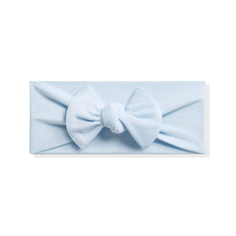 Knotted Bow Headband in Breeze