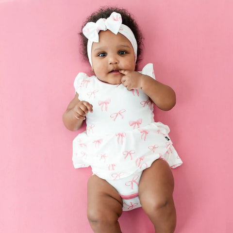 Twirl Bodysuit Dress in Bow