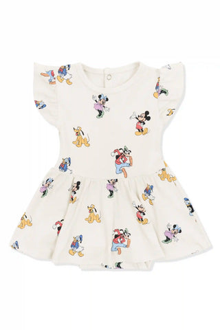 Twirl Bodysuit Dress in Mickey Mouse and Friends