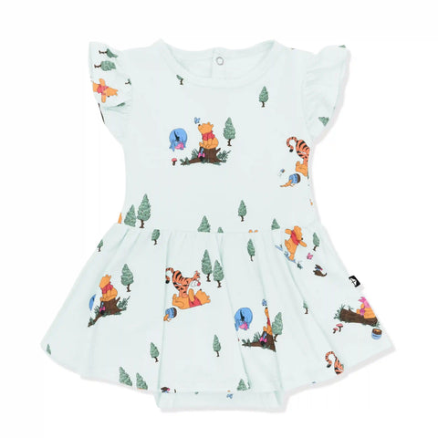 Twirl Bodysuit Dress in Winnie the Pooh Hundred Acre Wood