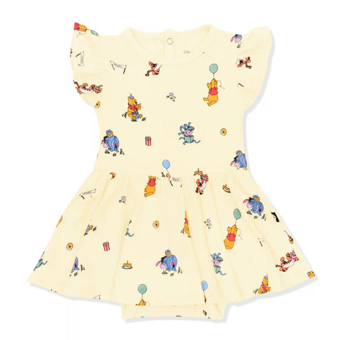 Twirl Bodysuit Dress in Winnie the Pooh Celebration