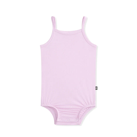 Spaghetti Strap Leotard in Thistle