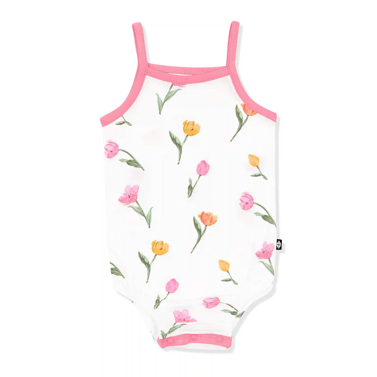Spaghetti Strap Leotard in Tulip
