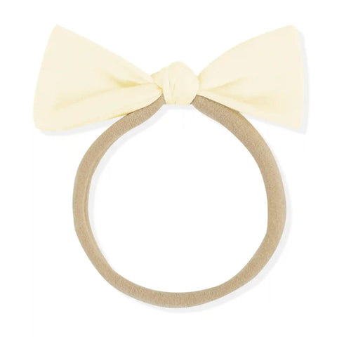 Tiny Nylon Bow in Chamomile