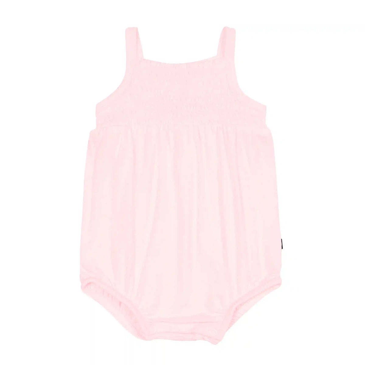 Smocked Bubble Romper in Sakura
