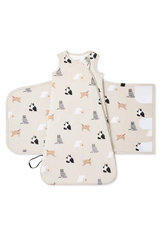 Sleep Bag Swaddler in Fluffy Cat 1.0