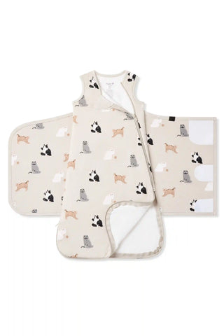 Sleep Bag Swaddler in Fluffy Cat 1.0