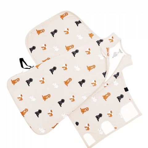 Sleep Bag Swaddler in Fluffy Dog 1.0