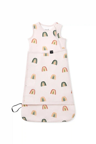 Sleep Bag Swaddler in Retro Rainbow 1.0