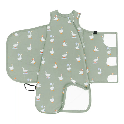 Sleep Bag Swaddler in Silly Goose 1.0