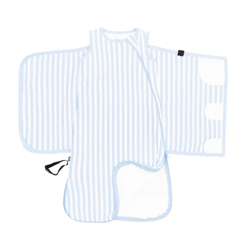 Sleep Bag Swaddler in Small Mist Stripe 1.0