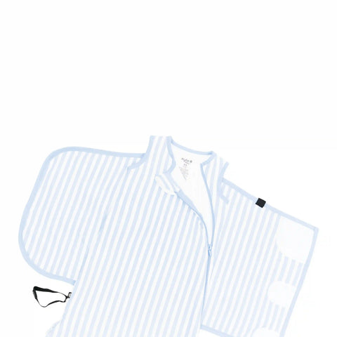 Sleep Bag Swaddler in Small Mist Stripe 1.0