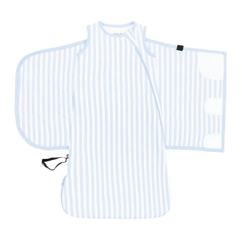 Sleep Bag Swaddler in Small Mist Stripe 1.0