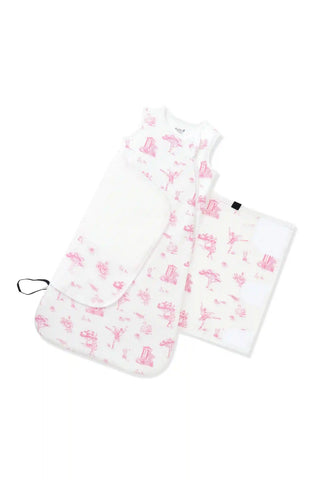 Sleep Bag Swaddler in Toile Ballet 1.0
