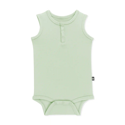 Sleeveless Bodysuit in Basil