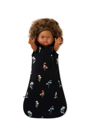 Baby Doll Sleep Bag in Midnight Wildflower