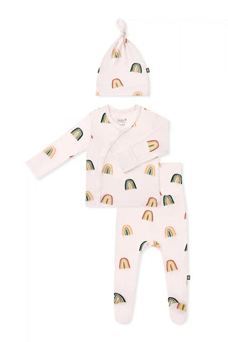 Take Me Home Set with Cap in Retro Rainbow