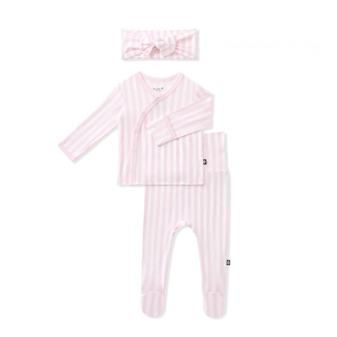 Take Me Home Set with Bow in Small Sakura Stripe