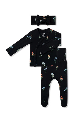 Take Me Home Set with Bow in Midnight Wildflower