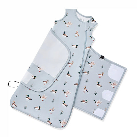 Sleep Bag Swaddler in Mallard Duck 0.5