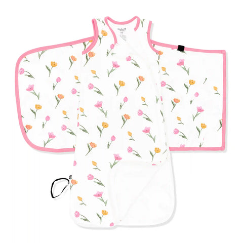 Sleep Bag Swaddler in Tulip 0.5