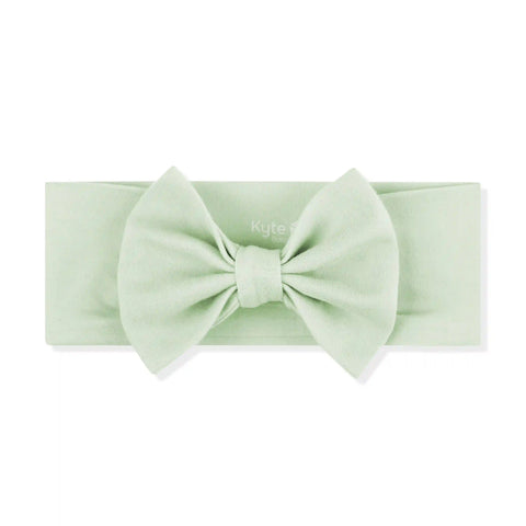 Bow Headband in Basil