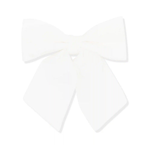 Large Alligator Clip Bow in Cloud