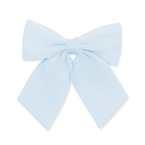 Large Alligator Clip Bow in Breeze