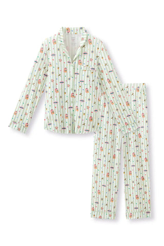 Long-Sleeved Women's Pajama Set in Honeydukes