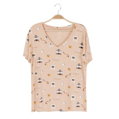 Women's Oversized V-Neck Tee in Gilmore Girls